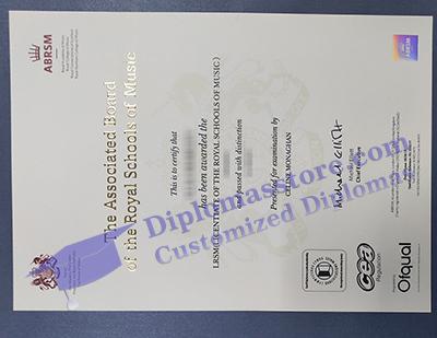 buy ABRSM certificate