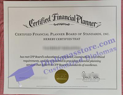 buy Certified Financial Planner certificate