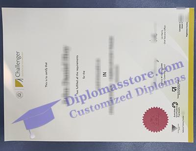 buy Challenger Institute of Technology certifcate
