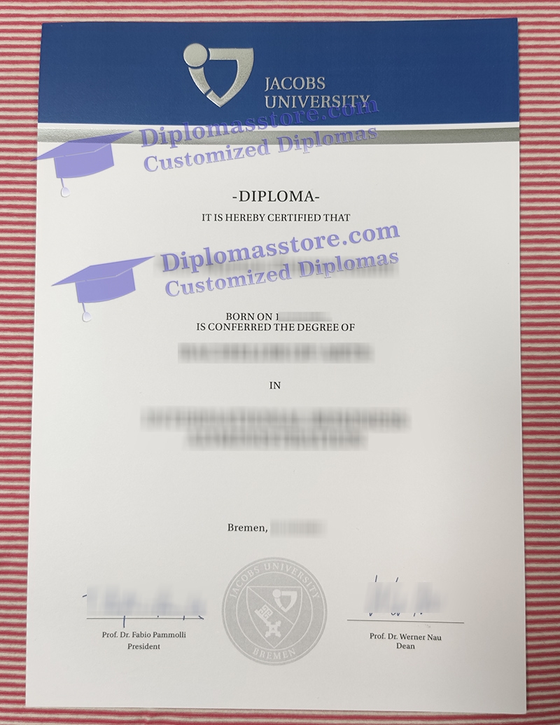 Jacobs University diploma, Jacobs University degree,