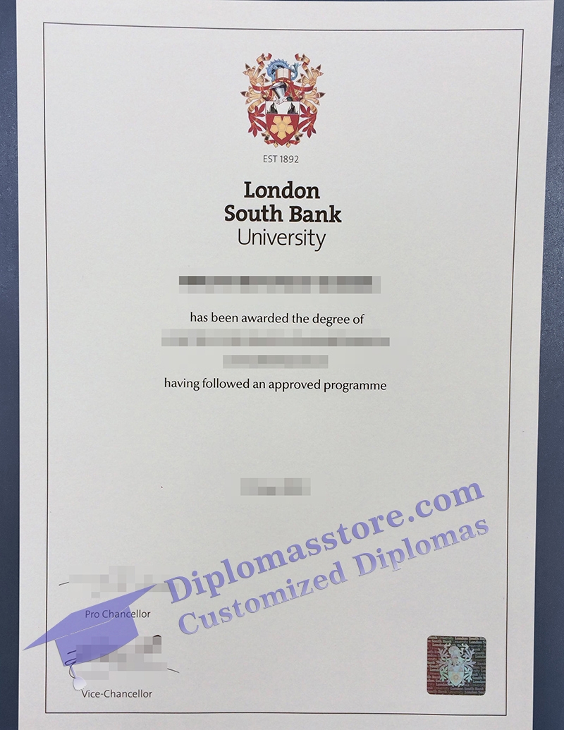 London South Bank University degree