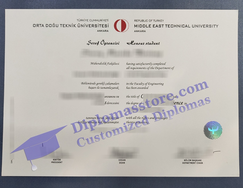 Middle East Technical University degree