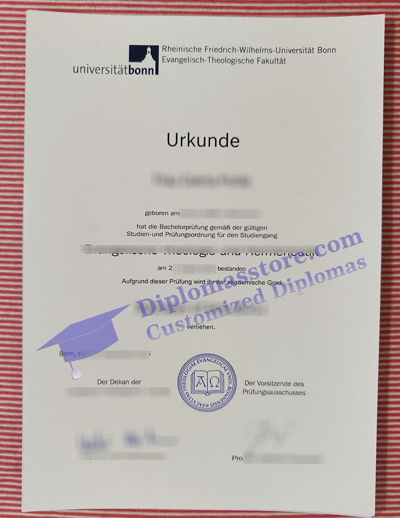 Universität Bonn urkunde