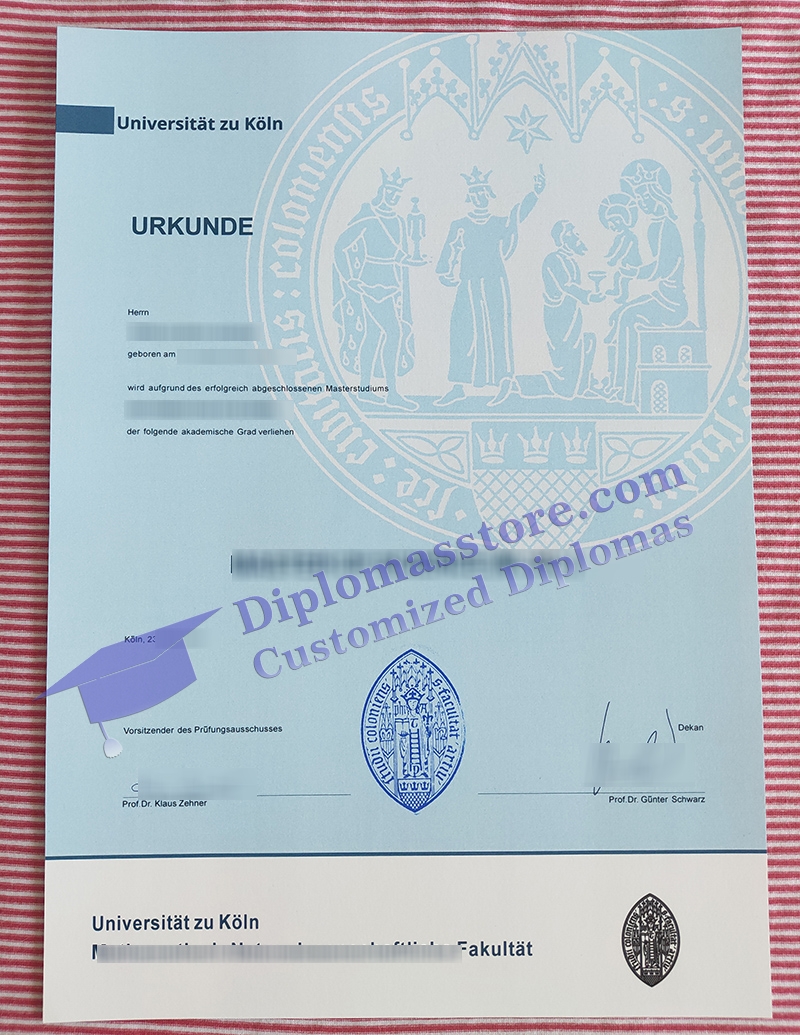 Universität zu Köln urkunde