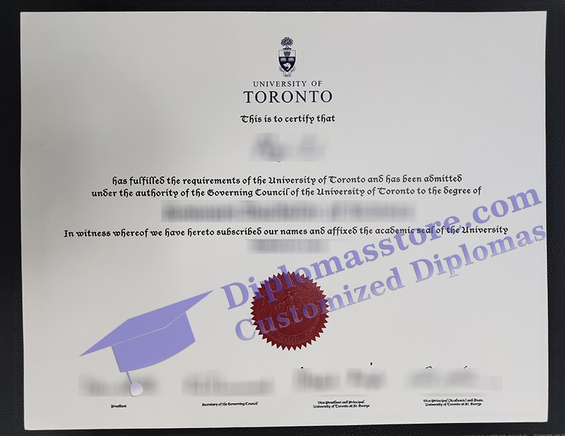 University of Toronto diploma