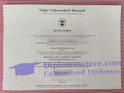 VUB diploma