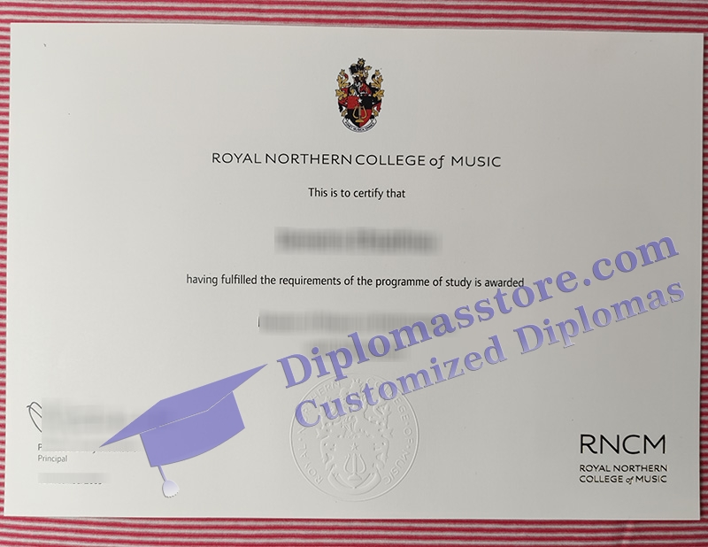 Royal Northern College of Music degree, RNCM certificate,