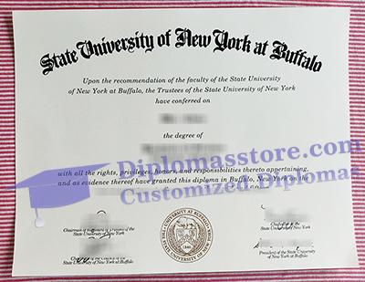 University at Buffalo diploma, SUNY Buffalo certificate,