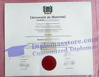 UdeM master certificate