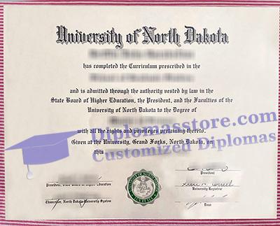 University of North Dakota fake diploma