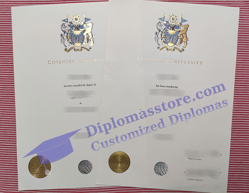 Coventry University diploma, Coventry University degree,