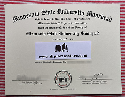MSU Moorhead diploma