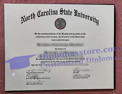 North Carolina State University degree