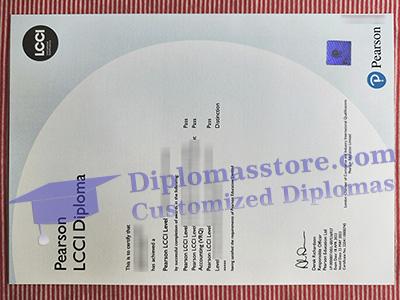 LCCI diploma certificate