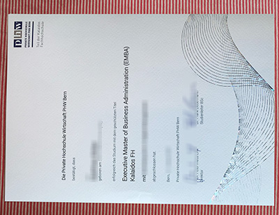 Private Hochschule Wirtschaft Phw Bern diploma