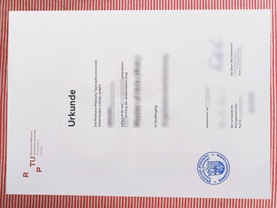 RPTU Kaiserslautern diploma