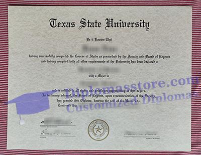 Texas State University degree
