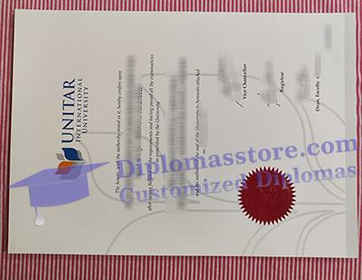 Unitar degree certificate