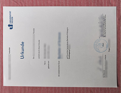 Universitat Siegen urkunde certificate