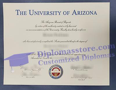 University of Arizona diploma