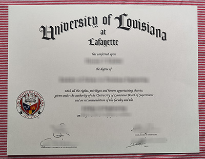 UL Lafayette diploma