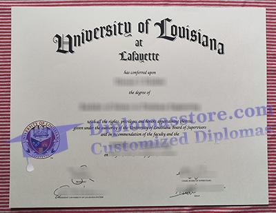 UL Lafayette diploma