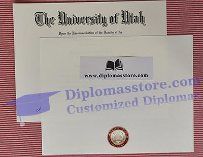 University of Utah diploma certificate