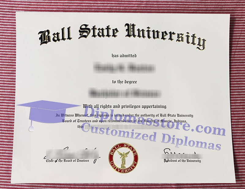 Ball State University degree, Ball State University diploma,