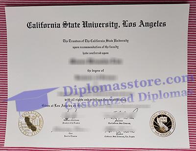 CSU Los Angeles diploma