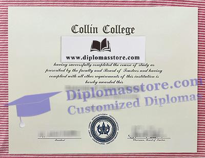 Collin College certificate