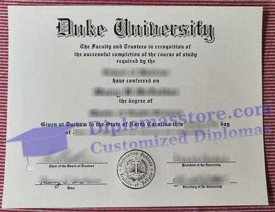 Duke University degree