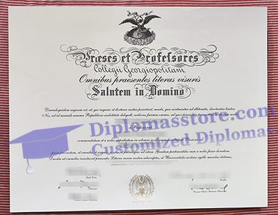 Georgetown University degree