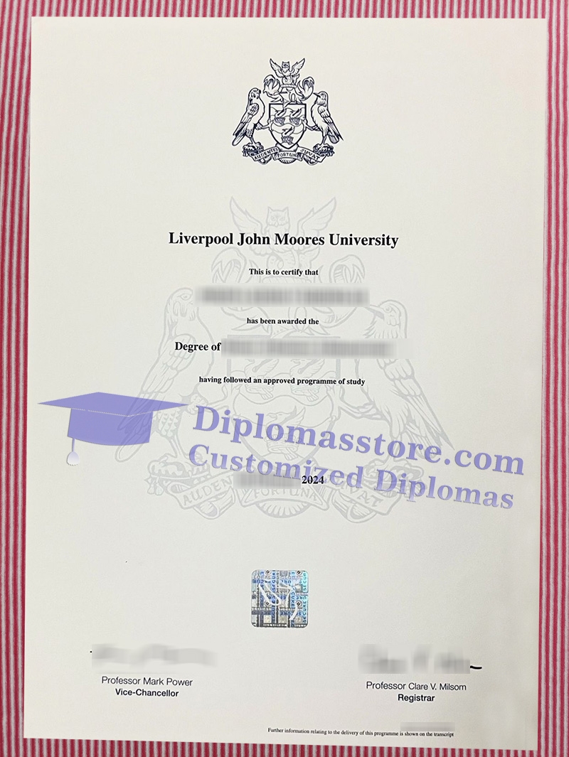 LJMU degree, Liverpool John Moores University degree 2024,