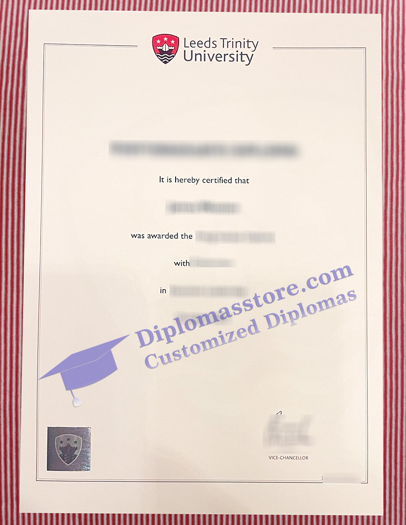 Leeds Trinity University degree, Leeds Trinity University certificate,