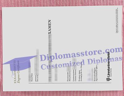 Linnéuniversitetet diploma