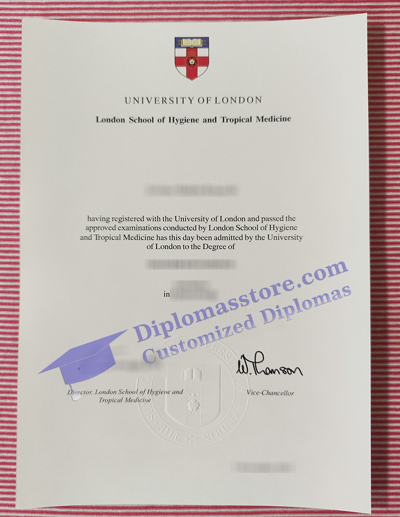 LSHTM degree, London School of Hygiene & Tropical Medicine diploma,