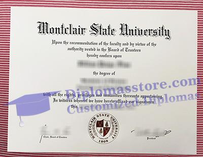 Montclair State University degree