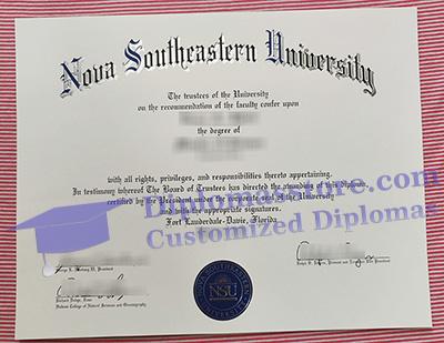 Nova Southeastern University degree