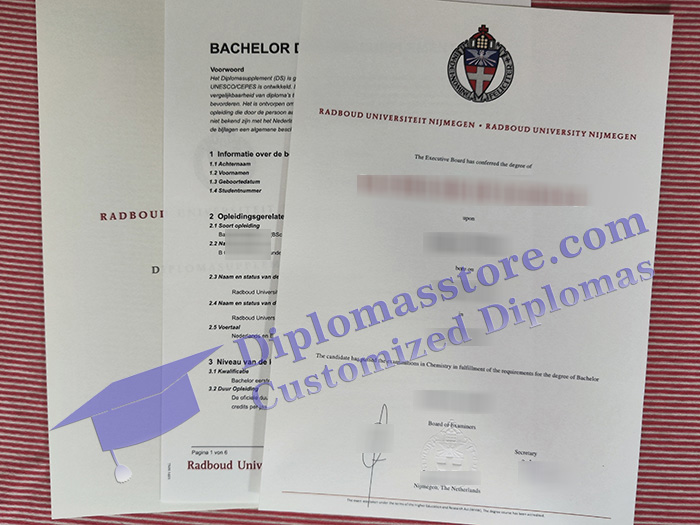 Radboud University diploma, Radboud University degree,