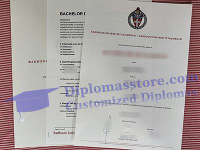 Radboud University diploma