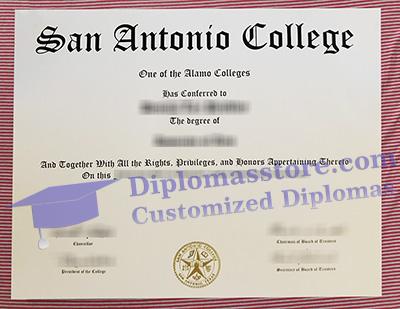 San Antonio College certificate