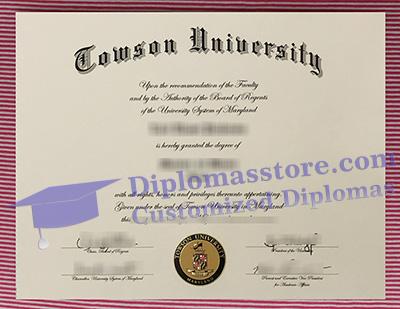 Towson University degree