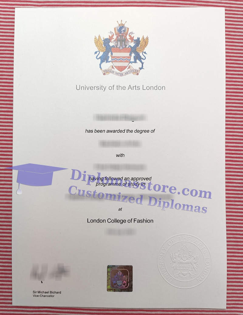 University of the Arts London degree, London College of Fashion degree,