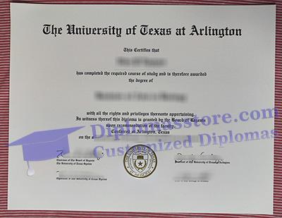 UT Arlington diploma