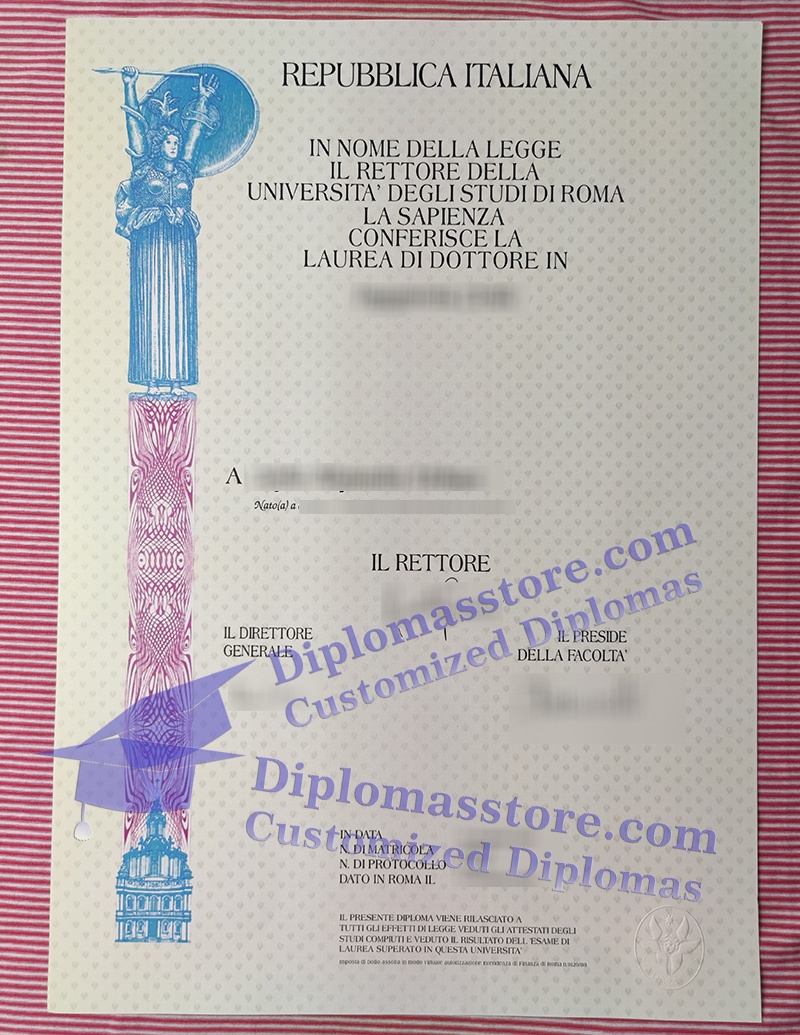 Università degli Studi Roma laurea, University of Rome diploma,