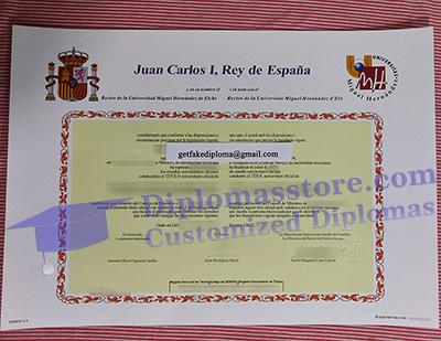 Universidad Miguel Hernández degree