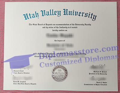 Utah Valley University degree