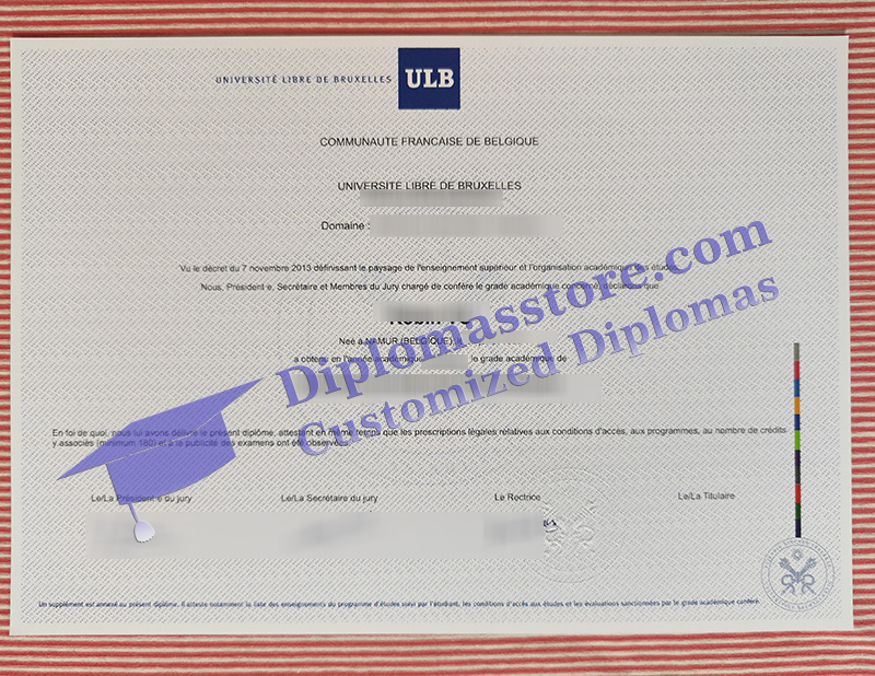 Université libre de Bruxelles diploma, Université libre de Bruxelles degree,