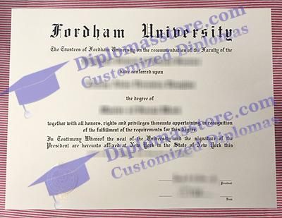 Fordham University degree