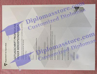 Hogeschool van Amsterdam degree